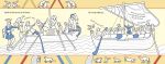 The Bayeux Tapestry Colouring Book spread