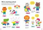 First Day at School Sticker Book spread