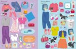 Sticker Dolly Dressing Cats and Kittens spread