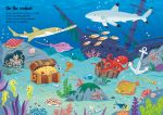 Sparkly Sea Creatures Sticker Book spread