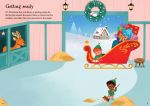 Sparkly Santa Sticker Book spread