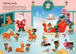 Sparkly Santa Sticker Book spread