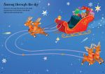 Sparkly Santa Sticker Book spread
