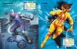 Build Your Own Superheroes Sticker Book spread