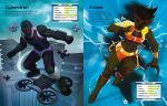 Build Your Own Superheroes Sticker Book spread
