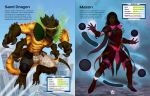 Build Your Own Superheroes Sticker Book spread