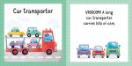 Usborne First Jigsaws and Book: Trucks spread