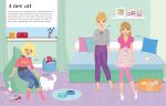 Sticker Dolly Dressing Cats and Kittens spread
