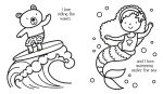My Big Happy Coloring Book spread