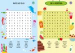 Actividades variadas para llevar de viaje página interior