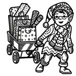 Calendario dell’Avvento - Coloro per magia pagina interna