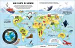 Atlas du monde illustré page intérieure