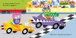 La voiture de course page intérieure