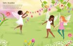 Sticker Dolly Dressing Easter Party spread