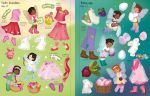 Sticker Dolly Dressing Easter Party spread