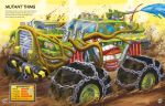 Build Your Own Super Cars and Monster Trucks Sticker Book spread