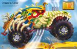 Build Your Own Super Cars and Monster Trucks Sticker Book spread