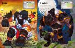 Build Your Own Monsters and Mythical Beasts Sticker Book spread