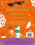 Halloween knutselen en puzzelen spread