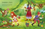 Sticker Dolly Dressing Witches and Wizards spread