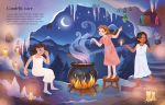 Sticker Dolly Dressing Witches and Wizards spread