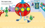 First Sticker Book Robots spread