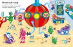 First Sticker Book Robots spread