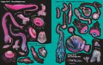 Big Sticker Book Weird Deep Sea Creatures spread