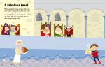 Knights and Castles Sticker Book spread