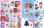 Big Sparkly Christmas Sticker Book spread
