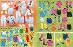 Sticker Dolly Dressing Footballers spread