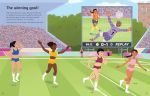 Sticker Dolly Dressing Footballers spread