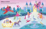 First Sticker Book Sparkly Princesses spread