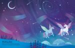 First Sticker Book Mythical Creatures spread