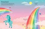 Big Sparkly Unicorns Sticker Book spread