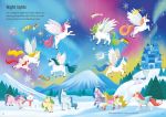 My First Sticker Book Magical Creatures spread