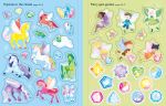 Big Sparkly Gems and Crystals Sticker Book spread