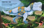 Big T. Rex Sticker Book spread
