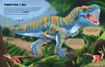 Big T. Rex Sticker Book spread