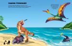 Big T. Rex Sticker Book spread
