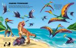 Big T. Rex Sticker Book spread