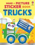 Make a Picture Sticker Book Trucks book cover
