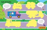 Make a Picture Sticker Book Trucks spread