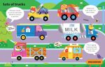 Make a Picture Sticker Book Trucks spread