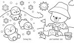 Cute Animals to Draw and Colour spread