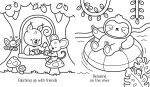 Cute Animals to Draw and Colour spread