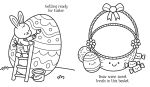 Cute Easter Things to Draw and Colour spread