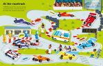First Sticker Book Cars, Trains and Planes spread