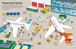 First Sticker Book Cars, Trains and Planes spread