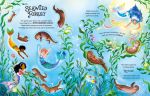 Glittery Mermaids Sticker Book spread
